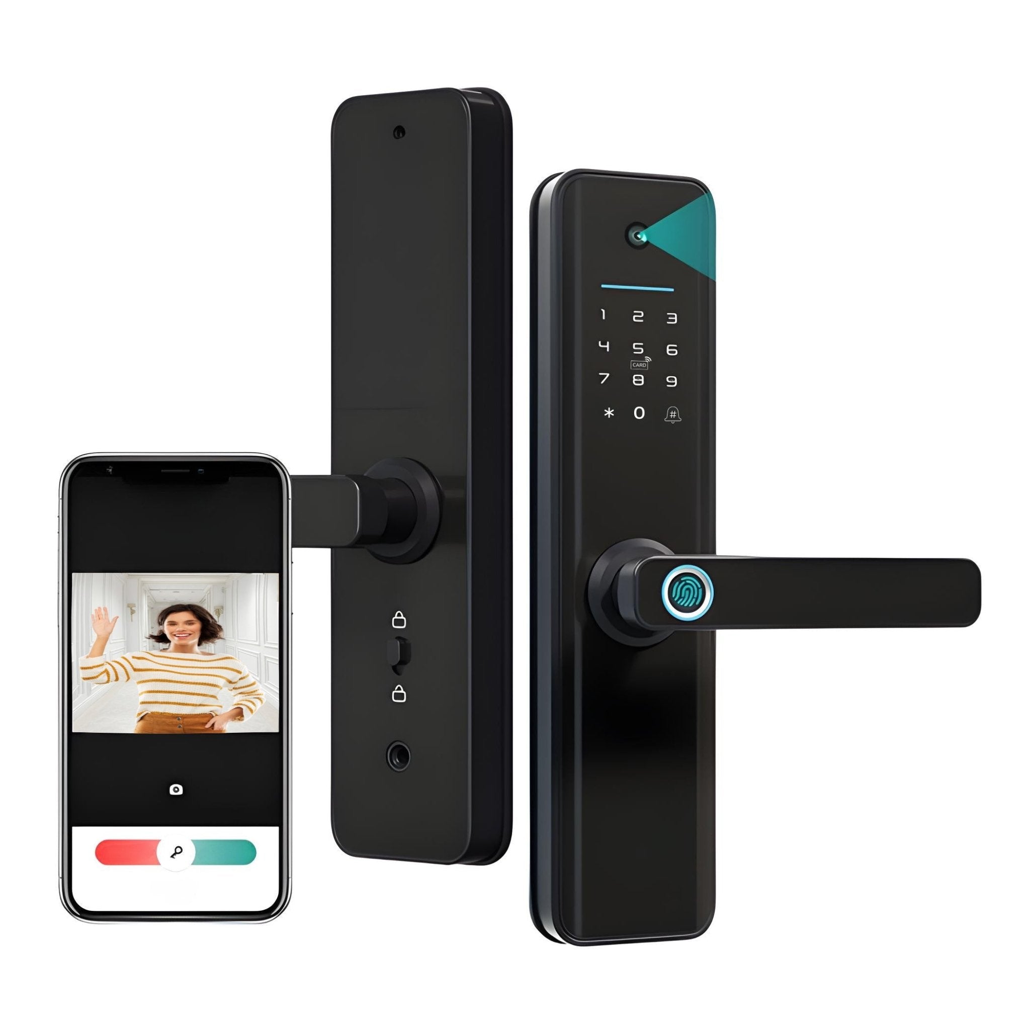 Universal Smart Door Lock Camera - Camera Smart Door Lock for US Doors ...
