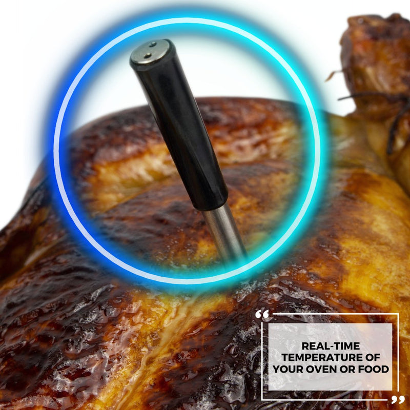 Wireless Food Thermometer - 1 Probe without Charger - -