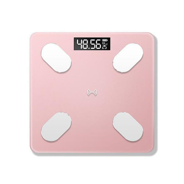 Bluetooth Body Scale pink Smart Body Scale Mobile App Weight Monitoring