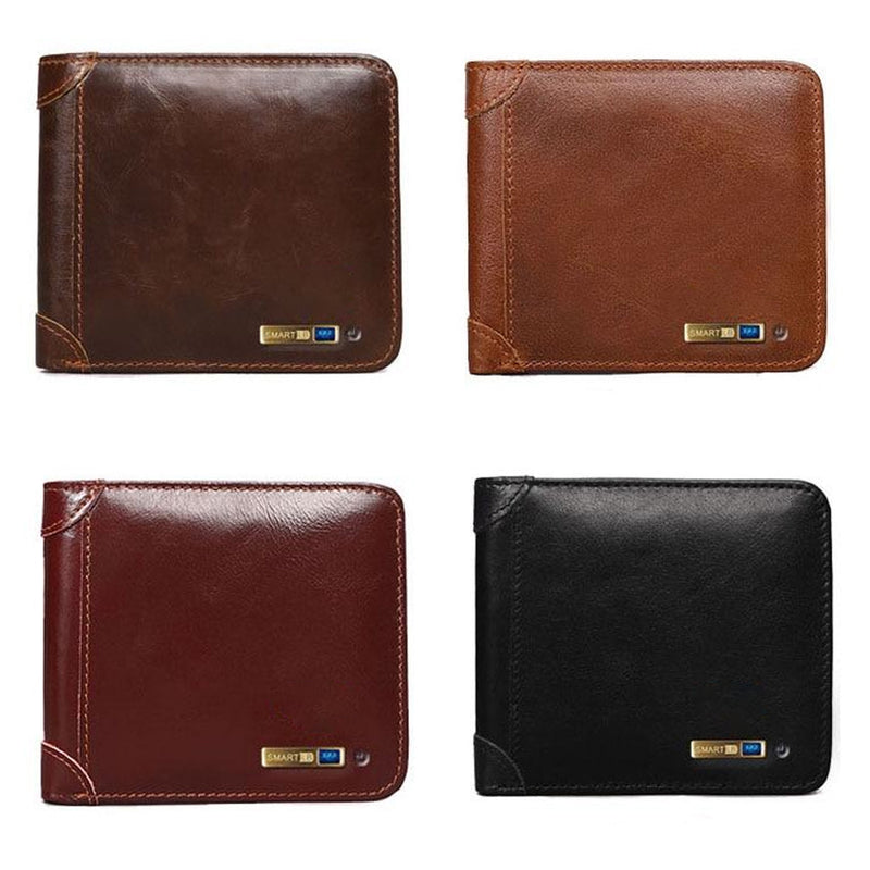 Smart Wallet Vintage Bluetooth Tracker All Colors Bluetooth Wallet Connected Wallet