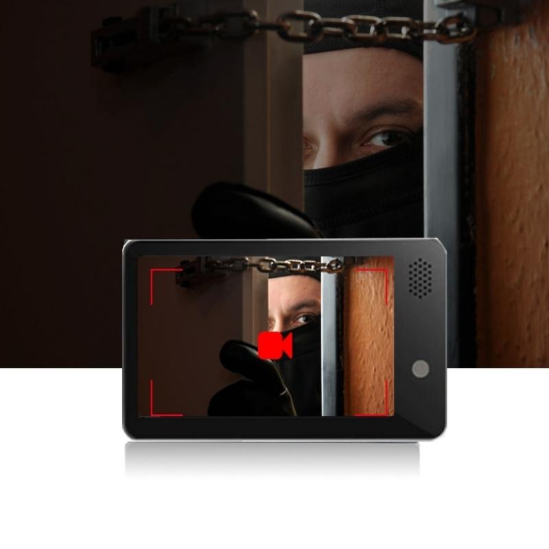 Video Smart Door Peephole Screen