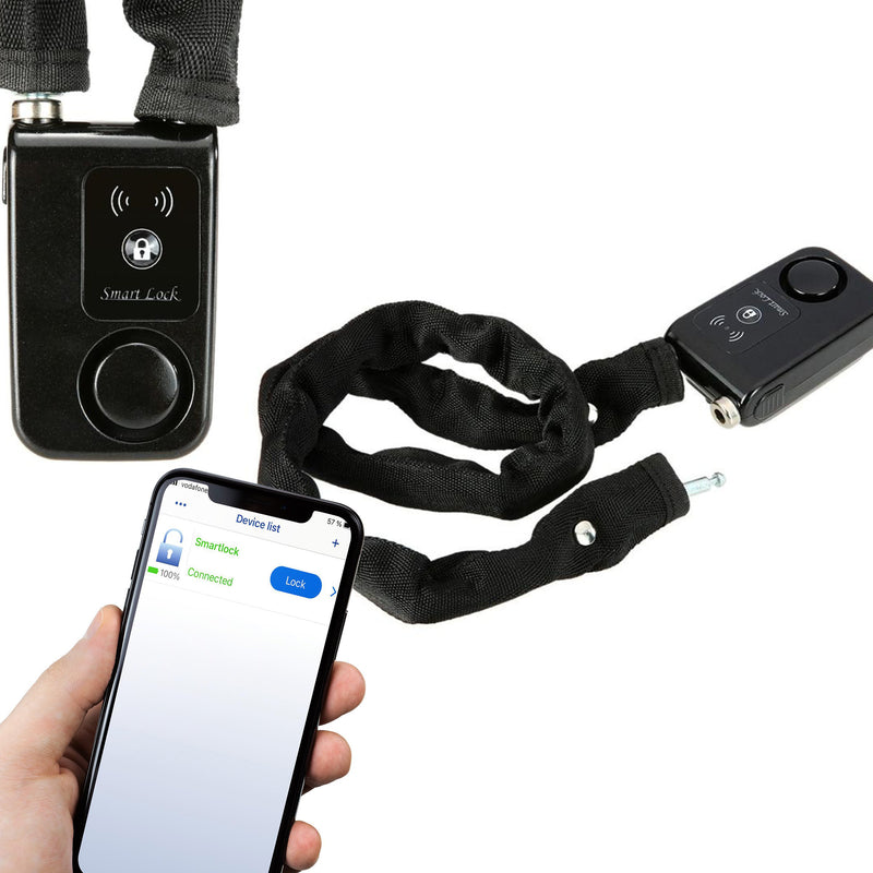 Smart Bike Lock Mobile App phone control Unlock Bluetooth Bike Lock Mobile App Remote Control Keyless Bike Lock