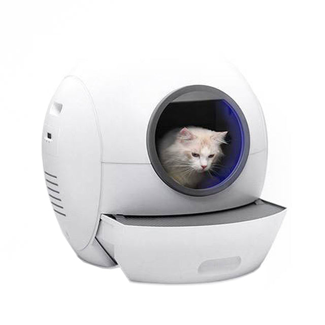 Smart Cat Litter Cat Inside Self Cleaning Smart Cat Litter Sandbox Mobile App Remote Control Wi-Fi
