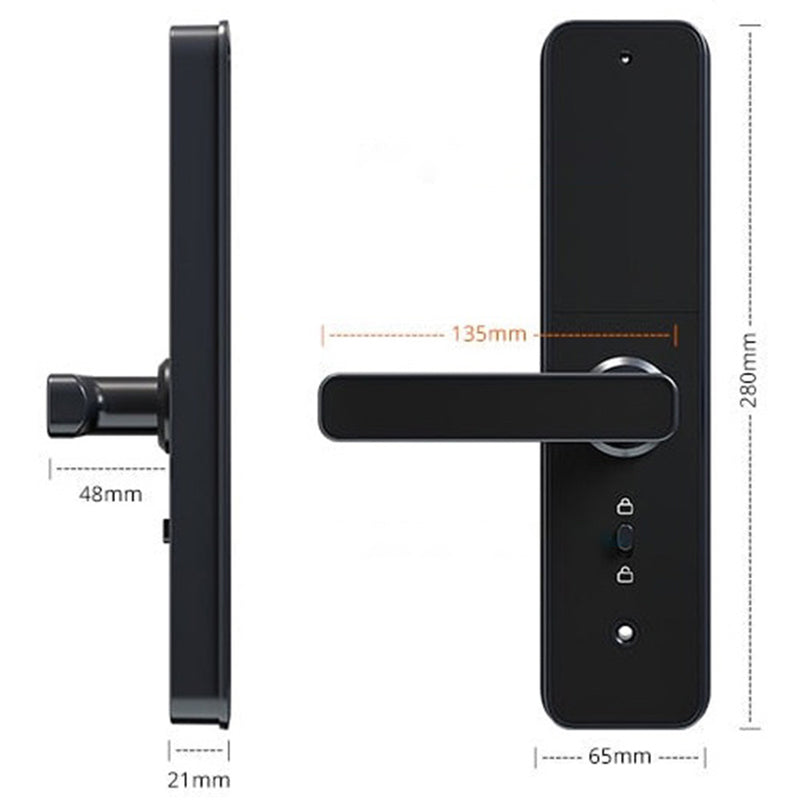 Smart Door Lock XL size Fingerprint Door Lock with Mobile App size Smart Door Lock XL and Fingerprint Smart Lock