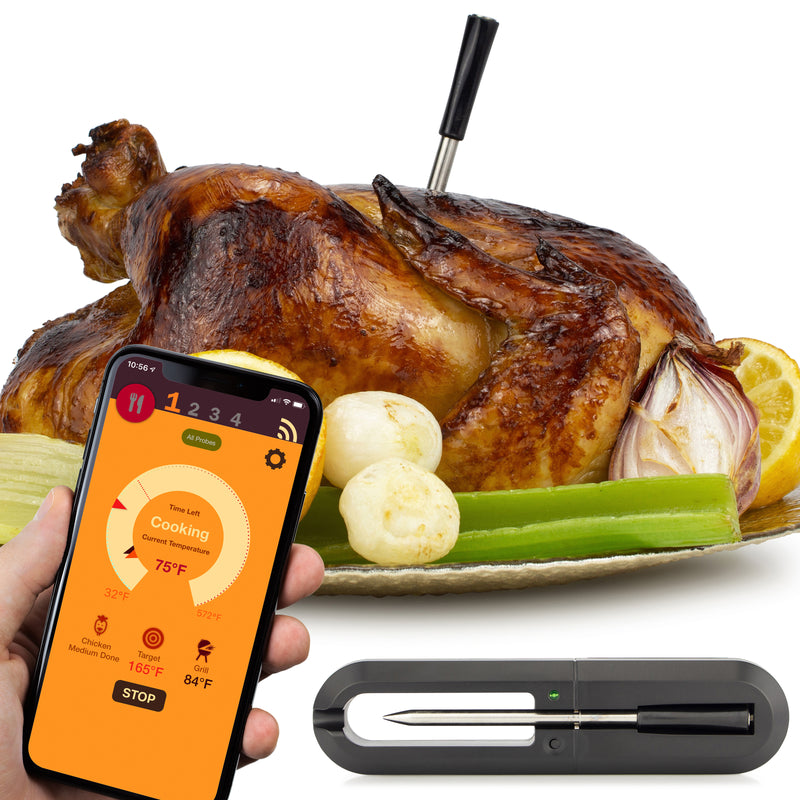 Wireless Food Thermometer Monitor phone probe Cooking Smart Food Thermometer Connected Mobile App